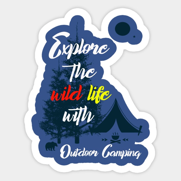 Outdoor camping adventure wild life Sticker by The Bombay Brands Pvt Ltd